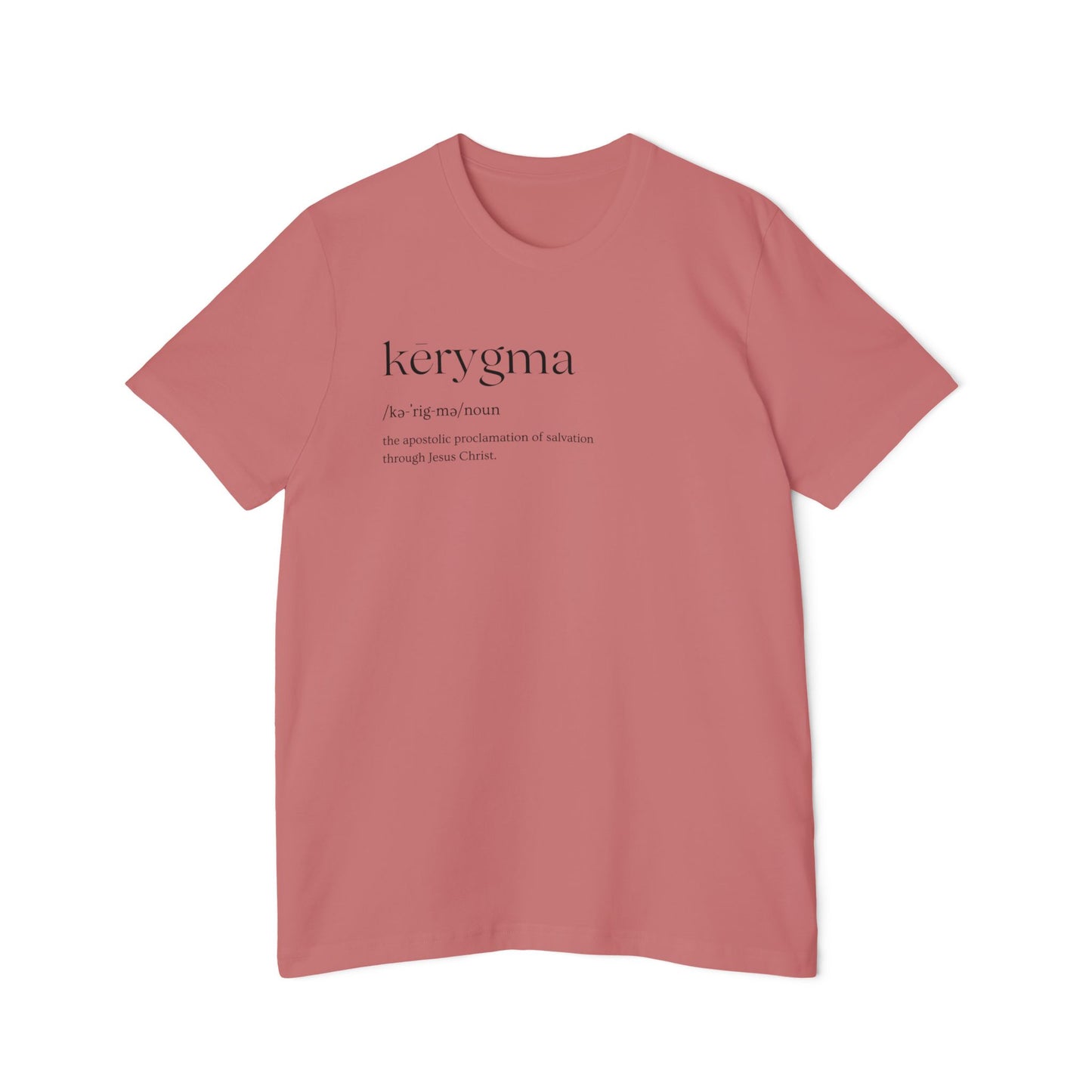 Kērygma Definition Brand Jersey T-Shirt, Made in USA