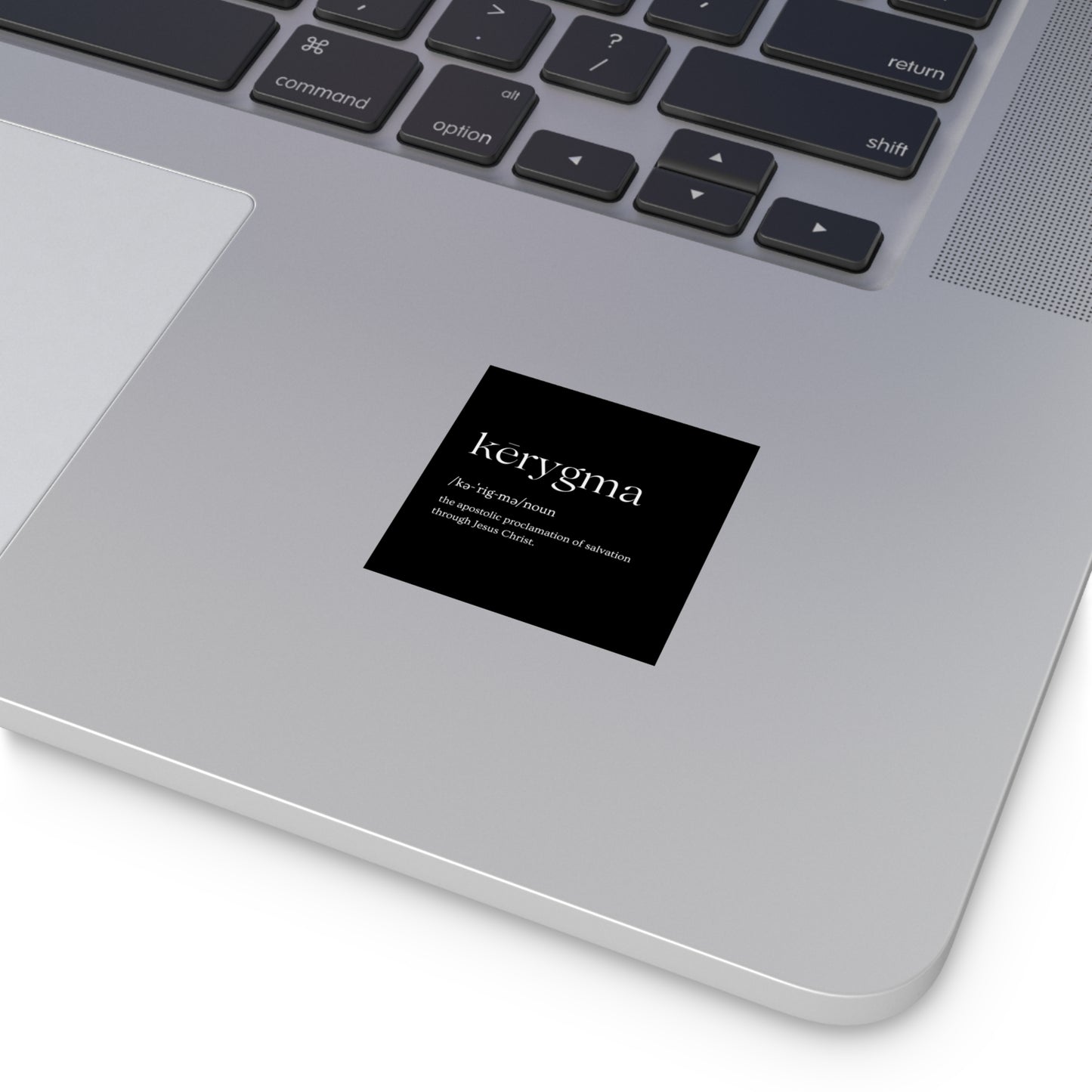 Kērygma Definition in Black, Sticker