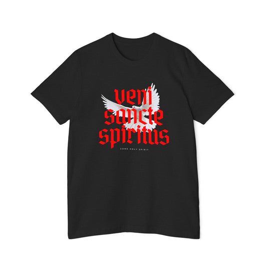 Veni Sancte Spiritus T-shirt, Made in USA