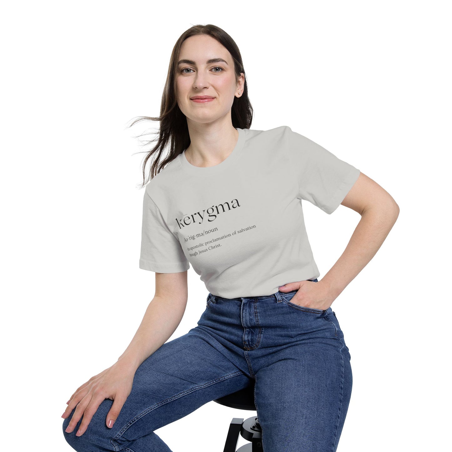 Kērygma Definition Brand Jersey T-Shirt, Made in USA