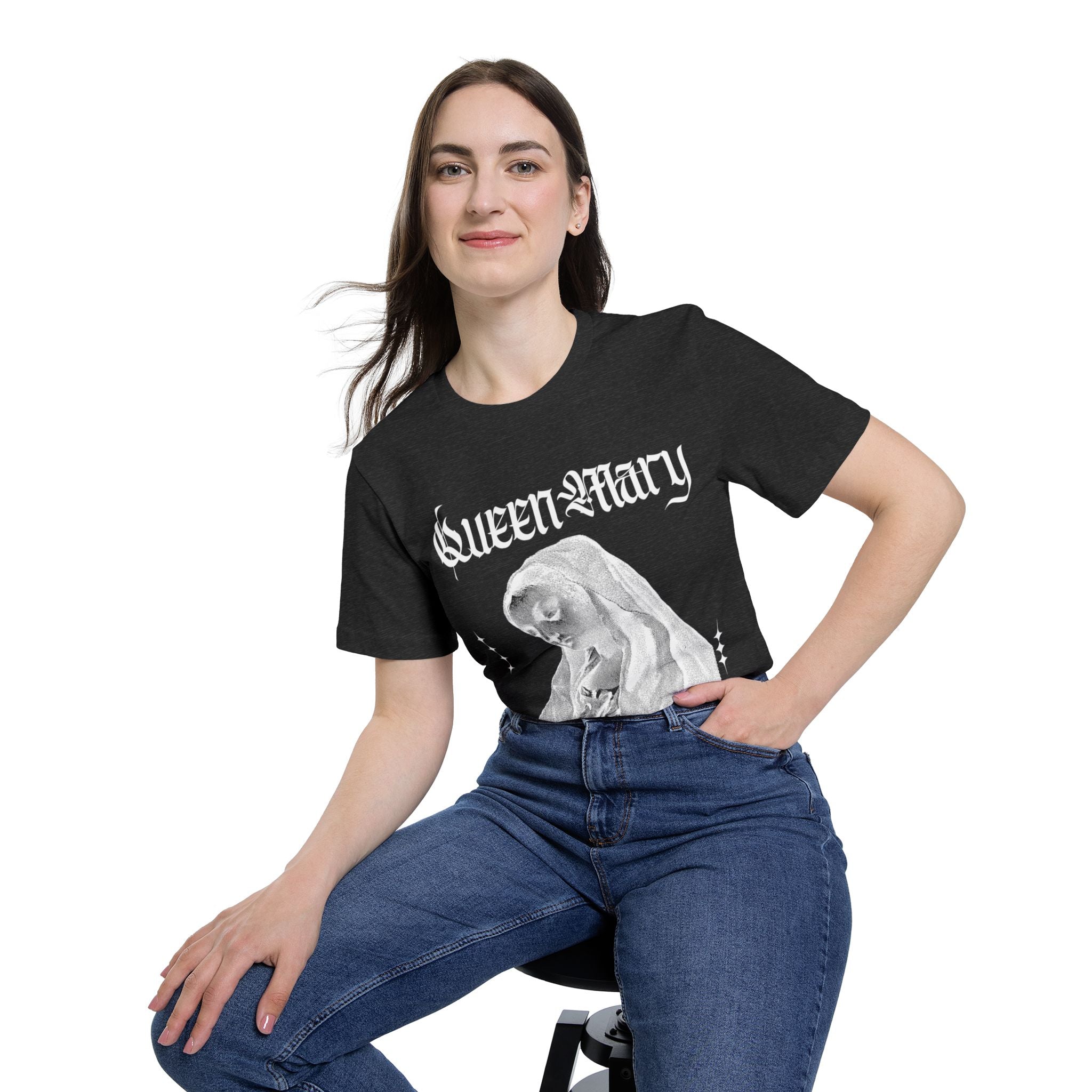 Queen Mary Jersey T-Shirt, Made in USA – Kerygma Goods