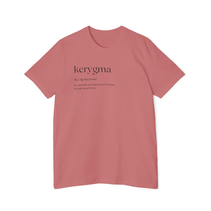 Kērygma Definition Brand Jersey T-Shirt, Made in USA