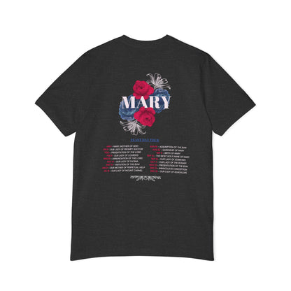 Virgin Mary Tour Dates Jersey T-Shirt, Made in USA