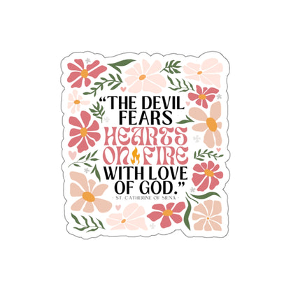 "Hearts on Fire" Sticker