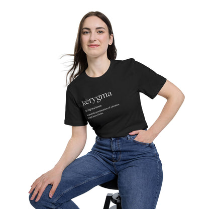 Kērygma Definition Brand Jersey T-Shirt, Made in USA