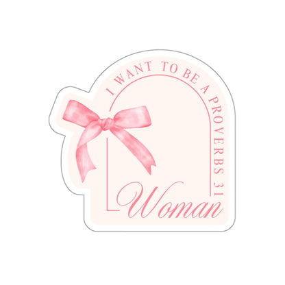 Proverbs 31 Woman Sticker