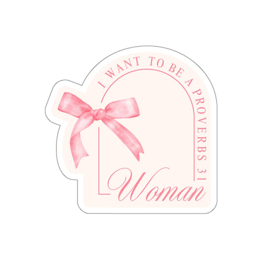 Proverbs 31 Woman Sticker