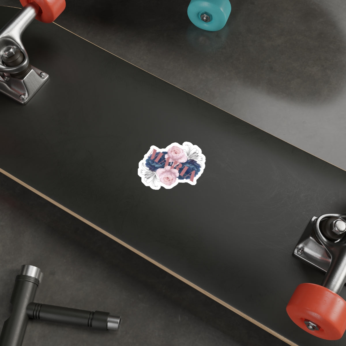 Ave Maria Floral Sticker