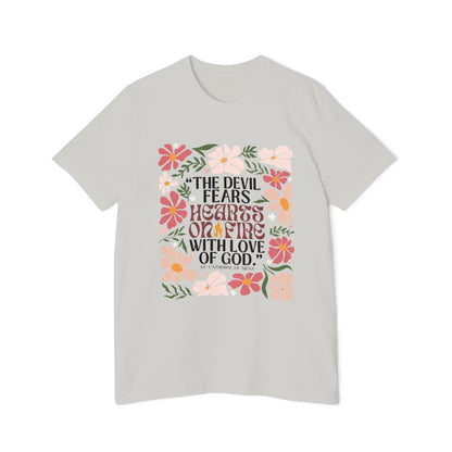 Hearts on Fire T-shirt, Made in USA