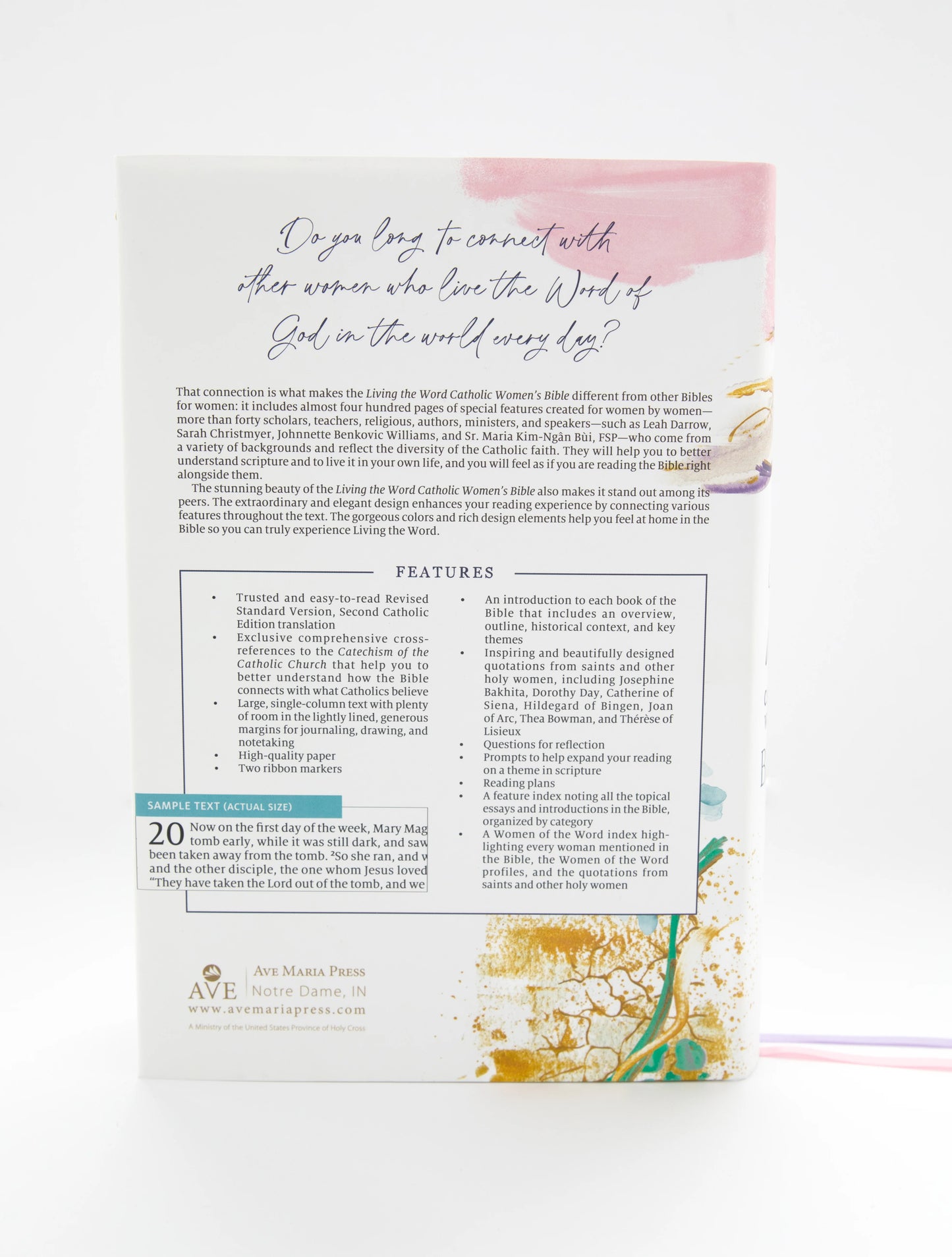 Living the Word Catholic Women's Bible (Rsv2ce) - Hardcover
